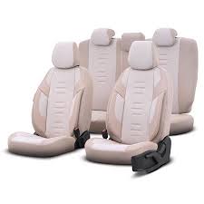 Premium Linen Car Seat Covers Throne