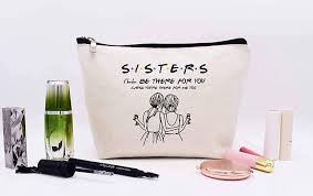 friends bestie f cosmetic bag gift