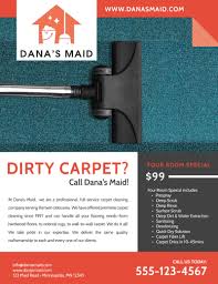 carpet cleaning flyer templates