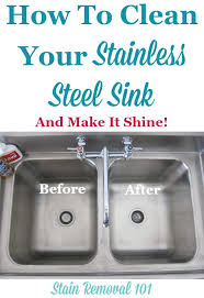 how to clean stainless steel sink: tips