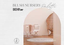 Blush Nursery Paint Palette Behr E