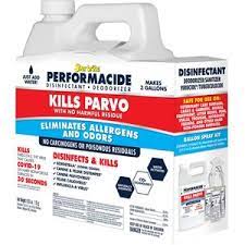 performacide kills parvo disinfectant