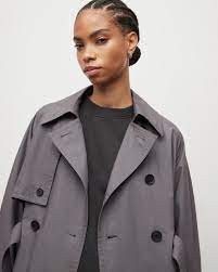 Allsaints Elltee Double Ted Trench