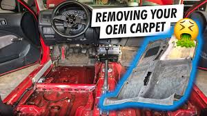 civic carpet removal