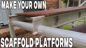 make your own scaffold platforms for