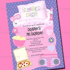 Zoomerang Invitations Slumber Party Invitation Template Invitation