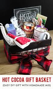homemade hot cocoa gift basket the