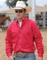 Cinch Mens Modern Fit Long Sleeve Solid Button Down Shirt Pink