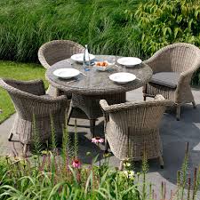 Seat the whole party in style with a chic outdoor dining set. Chester Rattan Dining Table And Chairs Set By 4 Seasons Outdoor 4 Seasons Outdoor Cuckooland