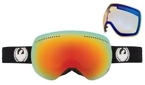 Dragon Apx Snowboard Ski Goggles L Coal Red Ionized
