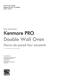 Kenmore Pro 41143 Owner S Manual Manualzz