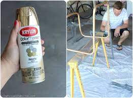 Game Table How To Spray Paint Metal