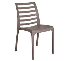 For hardwearing outdoor furniture, metals like cast aluminium, wrought iron and stainless steel are great choices. Buy Hygena Stakk Plastic Chair Grey At Argos Co Uk Your Online Shop For Dining Chairs Dining Room Furniture Home And Ga Chair Plastic Chair Dining Chairs