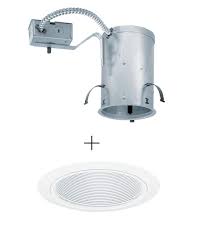 Juno Lighting Ic20r 205 Wwh 5 Inch Ic Rated Remodel Recessed Housing W Downlight Baffle Trim White
