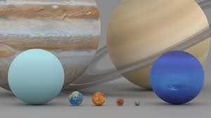 3d model solar system planets in scale