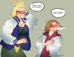 Rin-go-san — David gives All Might glasses to try on expecting...