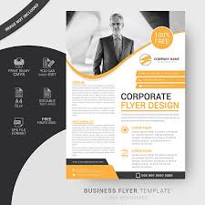 Clean Business Flyer Template Free Download Wisxi Com