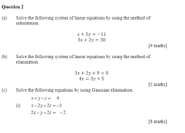 Linear Equations