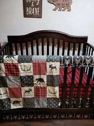 Red Buffalo Plaid Baby Blanket Red And