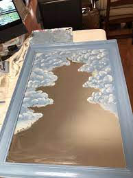 Painted Mirror Art Painting