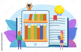e reader e library electronic book