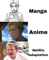 Check spelling or type a new query. Netflix Adaptation Animememes