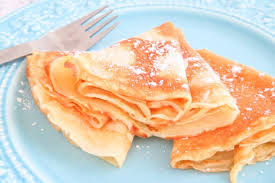simple recipe for crepes with 50g of