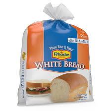 Make your own delicious bread and treat yourself and your family with flour is a fine powder of various cereals and grains or roots. White Bread Rhodes Bake N Serv