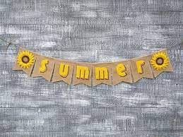 cute handmade summer banner designs