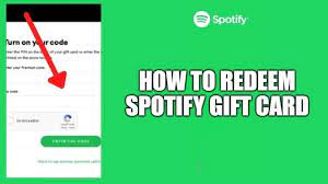 how to redeem spotify gift card 2023