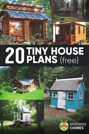 20 free diy tiny house plans to help