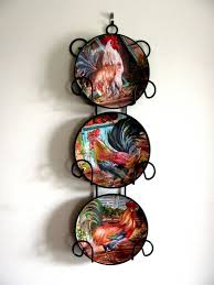 Rooster Decorative Plate Wall Hanging