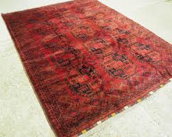 antique afghan ersari village carpet