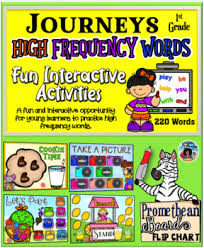 Journeys 1st Grade High Frequency Words Interactive