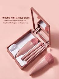 5pcs makeup brush set with storage box