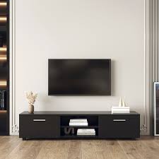 gzmr black tv stand for 70 in tv stands modern contemporary black tv cabinet