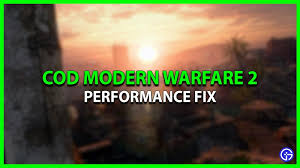how to fix mw2 stuttering frame drops