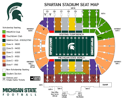find your seat at spartan stadium