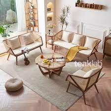 Buy Exclusive Teak Wood Rattan Sofa