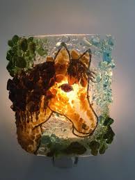 Rebornglass Com Horse Night Light