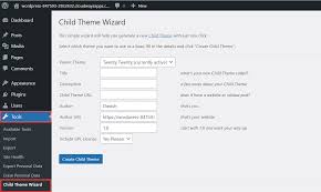 customize a child theme on wordpress