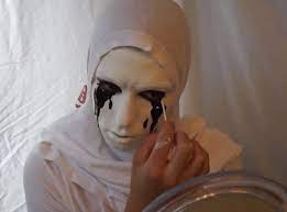 how to make a crying white nun costume