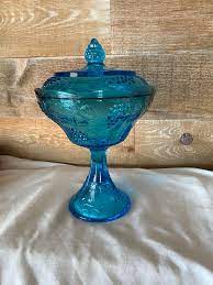 Buy Blue Grape Vine Covered Compote