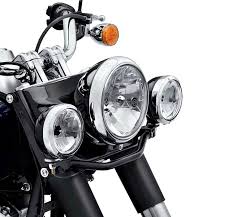 Harley Davidson Auxiliary Lighting Kit Fl Softail Models Gloss Black 68000026