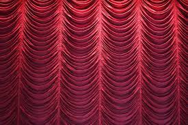 red velvet theatre curtain free photo