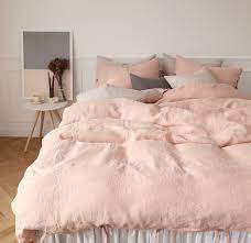 blush pink bedding set