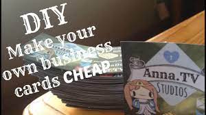 making your own business cards free