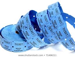 Blue Raffle Tickets Stock Photo Edit Now 71406211 Shutterstock