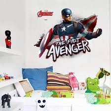 Captain America Wall Stickers Wall