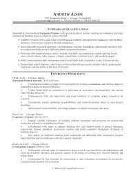 Construction Management Resume Cover Letter Examples Warehouse